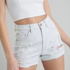 Garage Mom Shorts - Sky Blue
